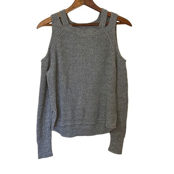 Hollister 100% Cotton Cold Shoulder Sweater - Picture 1 of 7